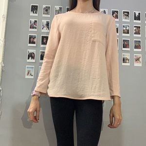 Light pink long sleeve shirt